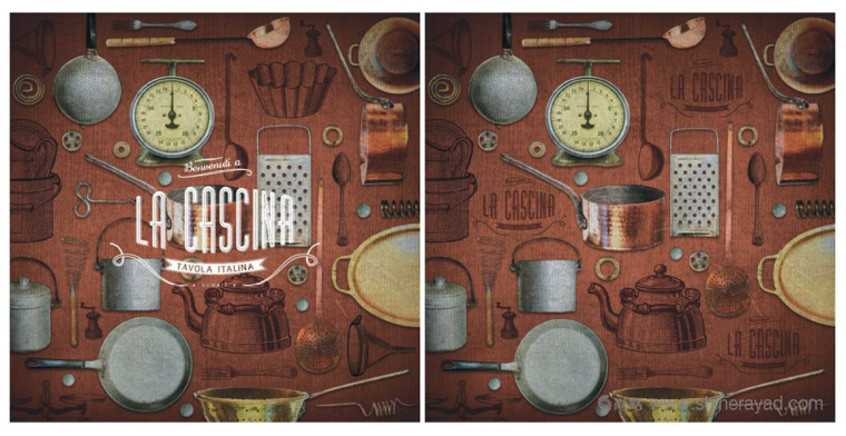 LA CASCINA 意大利與法國融合菜餐廳餐飲品牌VI視覺形象識別設(shè)計-上海VI設(shè)計公司10