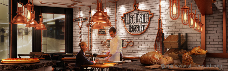 青銅風(fēng)格 LA CASCINA 意大利與法國融合菜餐廳餐飲品牌VI視覺形象識別設(shè)計餐廳空間裝飾設(shè)計-上海VI設(shè)計公司18