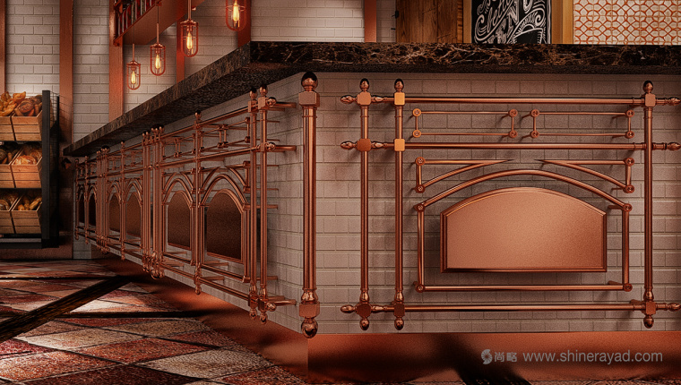 青銅風(fēng)格 意大利與法國融合菜餐廳餐飲品牌VI視覺形象識別設(shè)計餐廳空間裝飾設(shè)計設(shè)計-上海VI設(shè)計公司19