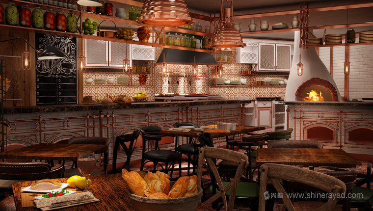 青銅風(fēng)格 LA CASCINA 意大利與法國融合菜餐廳餐飲品牌VI視覺形象識別設(shè)計餐廳設(shè)計-上海VI設(shè)計公司16