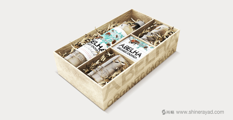 Abelha 有機甘蔗酒禮盒包裝設(shè)計蜜蜂插畫設(shè)計-上海包裝設(shè)計公司6 Abelha 有機甘蔗酒禮盒包裝設(shè)計蜜蜂插畫設(shè)計-上海包裝設(shè)計公司6