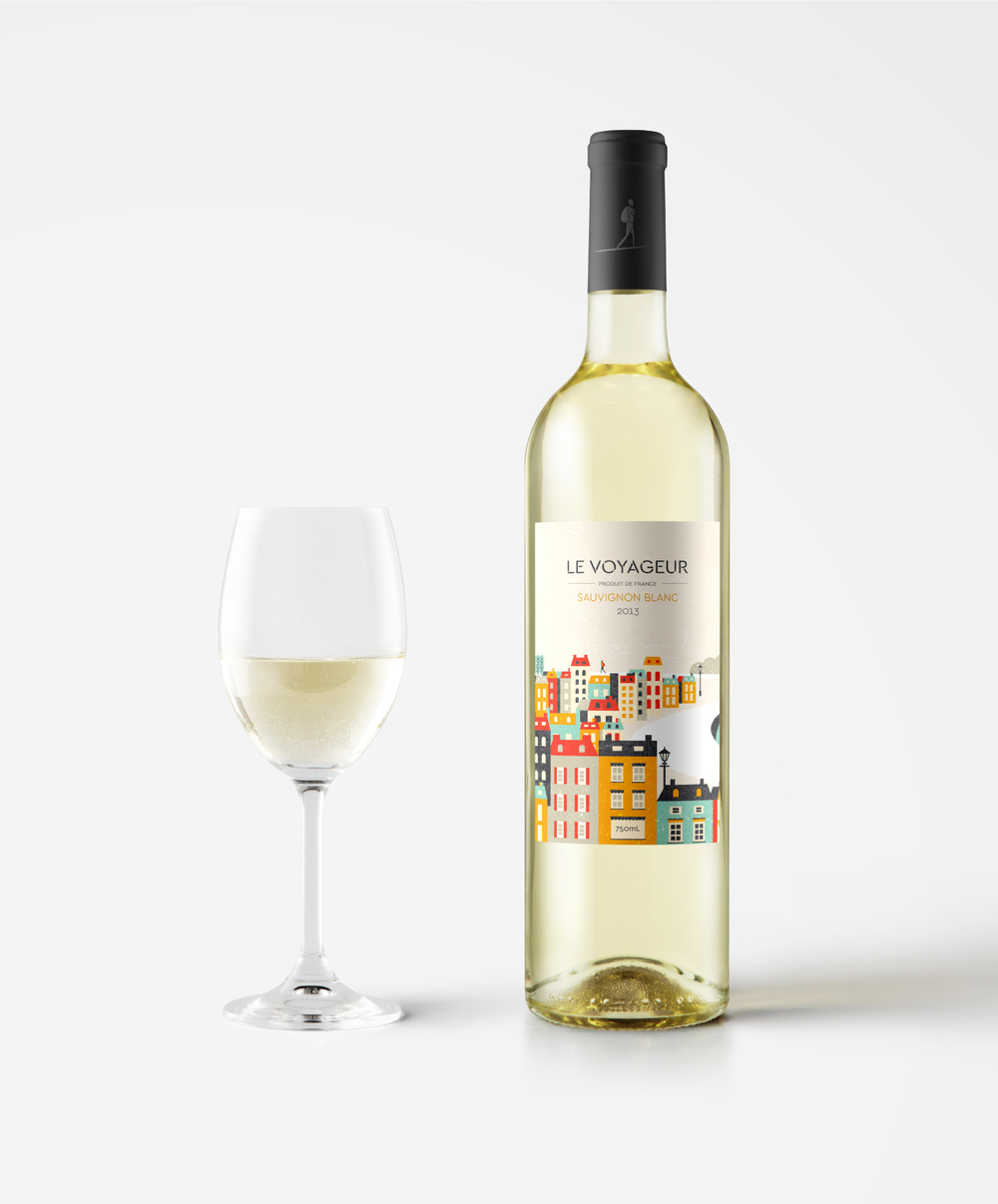 法國(guó) Le Voyageur 葡萄酒酒標(biāo)設(shè)計(jì)風(fēng)景插畫(huà)設(shè)計(jì)-上海包裝設(shè)計(jì)公司欣賞3 法國(guó) Le Voyageur 葡萄酒酒標(biāo)設(shè)計(jì)風(fēng)景插畫(huà)設(shè)計(jì)-上海包裝設(shè)計(jì)公司欣賞3