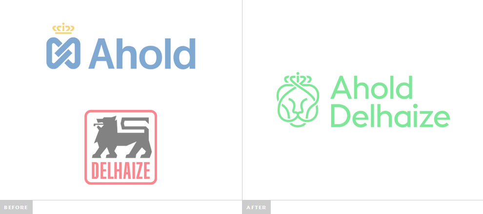 歐洲超市零售巨頭Ahold Delhaize集團獅子LOGO設(shè)計2 歐洲超市零售巨頭Ahold Delhaize集團獅子LOGO設(shè)計2