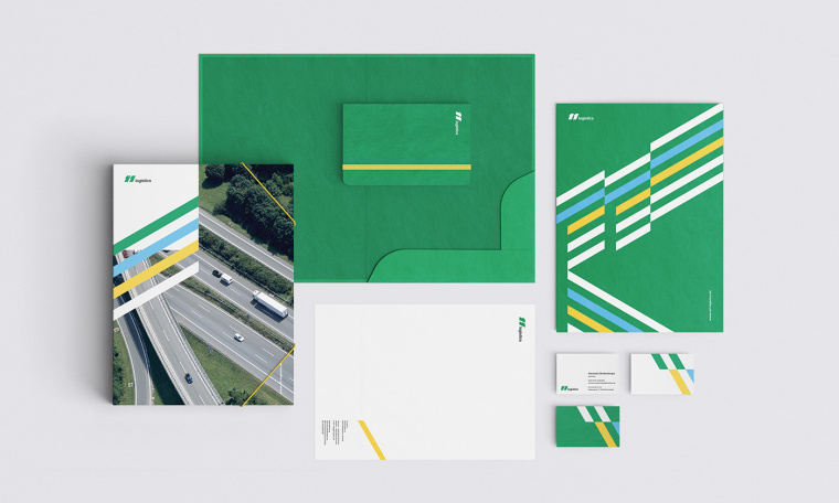 ELF物流公司企業(yè)VI設(shè)計(jì)“道路線條”篇-上海VI設(shè)計(jì)公司