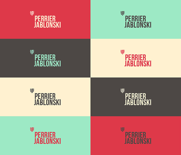 Perrier Jablonski 戰(zhàn)略營銷咨詢公司企業(yè)形象設(shè)計(jì)-logo設(shè)計(jì)