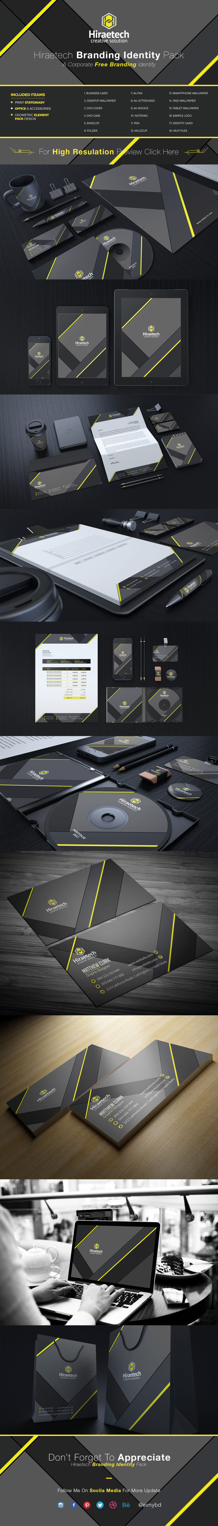 濃濃工業(yè)風(fēng) Hiraetech企業(yè)品牌VI視覺形象識別設(shè)計模板 濃濃工業(yè)風(fēng) Hiraetech企業(yè)品牌VI視覺形象識別設(shè)計模板