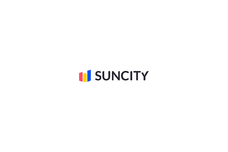 幾何圖形風(fēng)格SUNCITY 建筑施工公司標(biāo)志設(shè)計(jì)-上海標(biāo)志設(shè)計(jì)公司