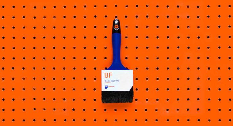 強(qiáng)烈的對(duì)比色品牌視覺案例——Indumex-五金店品牌視覺VI設(shè)計(jì)