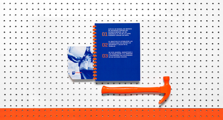 強(qiáng)烈的對(duì)比色品牌視覺案例——Indumex-五金店品牌視覺VI設(shè)計(jì)