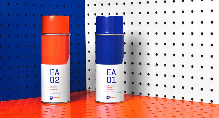 強(qiáng)烈的對(duì)比色品牌視覺案例——Indumex-五金店品牌視覺VI設(shè)計(jì)