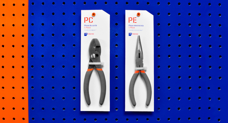 強(qiáng)烈的對(duì)比色品牌視覺案例——Indumex-五金店品牌視覺VI設(shè)計(jì)