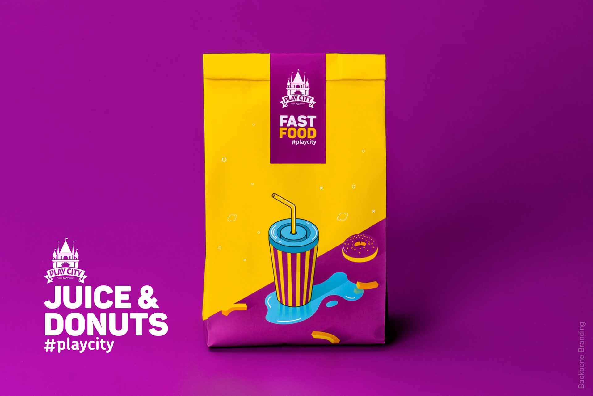 矢量圖畫風(fēng)格Play City 娛樂公園vi形象設(shè)計(jì)——展現(xiàn)游戲與現(xiàn)實(shí)交融