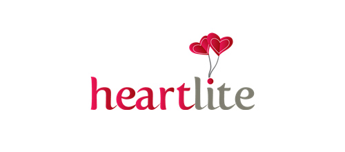 表達(dá)愛情愛心的心形logo設(shè)計(jì)-HEARTLITE 花朵心logo 表達(dá)愛情愛心的心形logo設(shè)計(jì)-HEARTLITE 花朵心logo