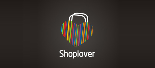 表達(dá)愛情愛心的心形logo設(shè)計(jì)-SHOPLOVER愛心購(gòu)物 表達(dá)愛情愛心的心形logo設(shè)計(jì)-SHOPLOVER愛心購(gòu)物