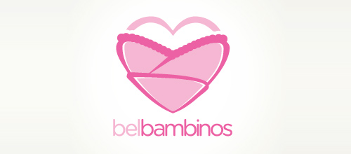 表達(dá)愛情愛心的心形logo設(shè)計(jì)-BELBAMBINOS 表達(dá)愛情愛心的心形logo設(shè)計(jì)-BELBAMBINOS