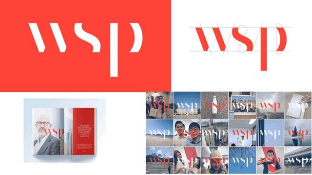 文字商標(biāo)logo-WSP（全球?qū)I(yè)顧問服務(wù)公司集團）logo設(shè)計