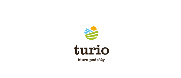 創(chuàng)意太陽logo設(shè)計(jì)靈感-Turio旅行社