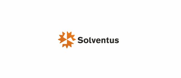 創(chuàng)意太陽logo設(shè)計(jì)靈感-電力公司標(biāo)志Solventus