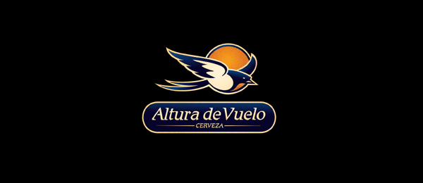 創(chuàng)意太陽logo設(shè)計(jì)靈感-啤酒標(biāo)志Altura de Vuelo