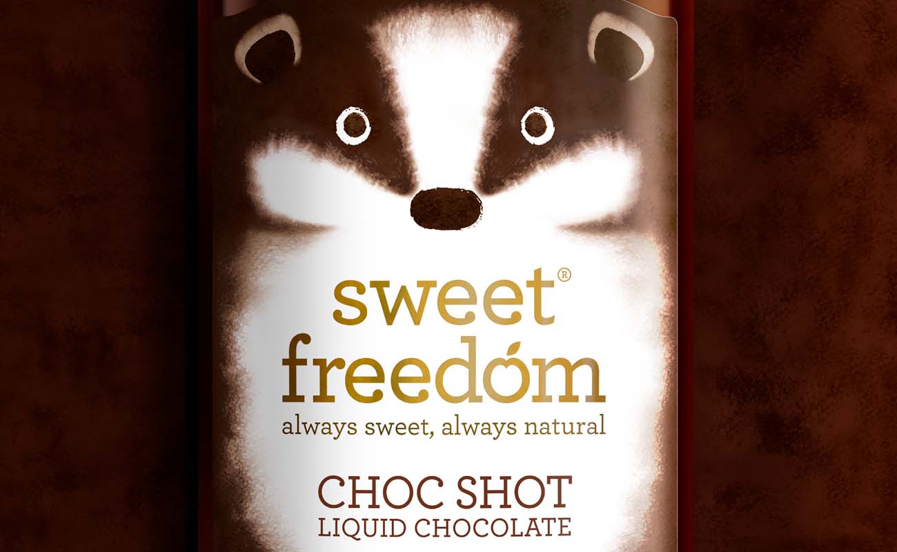 甜蜜的自由天然水果糖漿包裝設(shè)計(jì)，利用動(dòng)物表現(xiàn)產(chǎn)品適合糖尿病患者的特性