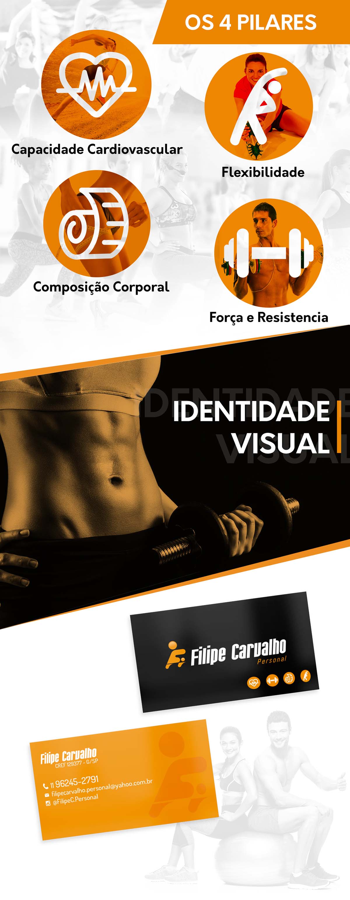 Filipe健身體育培訓(xùn)機(jī)構(gòu)品牌logo設(shè)計(jì)，源自跑步剪影與速度的符號(hào)