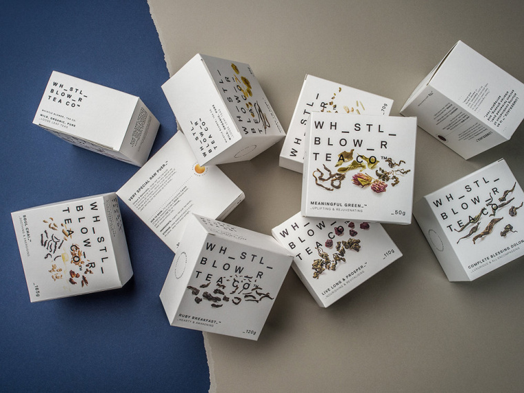 這個(gè)的醒目茶葉包裝設(shè)計(jì)，散而不亂，有序留白，調(diào)性極高，會(huì)讓你填入空白