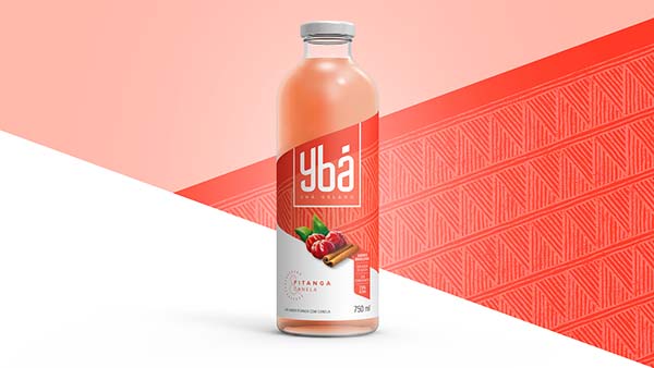 引用神話色彩和水果結(jié)合的Ybá冰茶飲料包裝設(shè)計欣賞