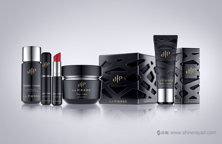 LaPierre 指甲油品牌浮雕鏤空風(fēng)格包裝設(shè)計(jì)-上海化妝品包裝設(shè)計(jì)公司