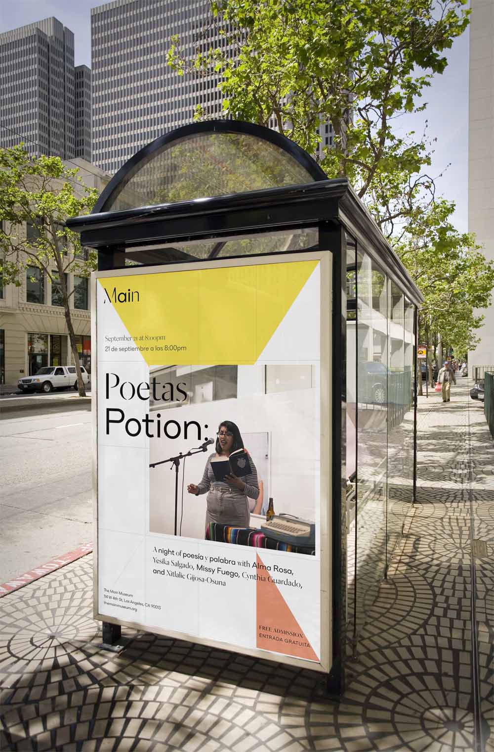 靈活多變簡(jiǎn)約logo設(shè)計(jì)VI設(shè)計(jì)-洛杉磯博物館The Main更新品牌形象