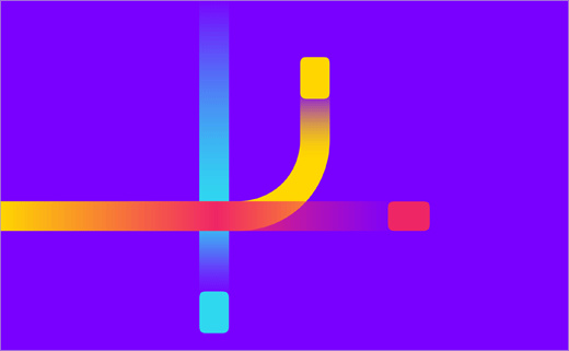 Hiyacar汽車共享平臺(tái)品牌形象設(shè)計(jì)-logo設(shè)計(jì)VI設(shè)計(jì)，完美的動(dòng)態(tài)多彩漸變風(fēng)格