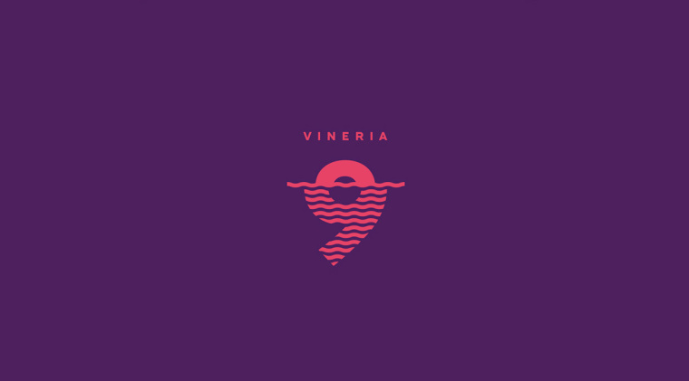 Vinery 9 葡萄園紅酒電商網(wǎng)站數(shù)字9logo設(shè)計(jì)