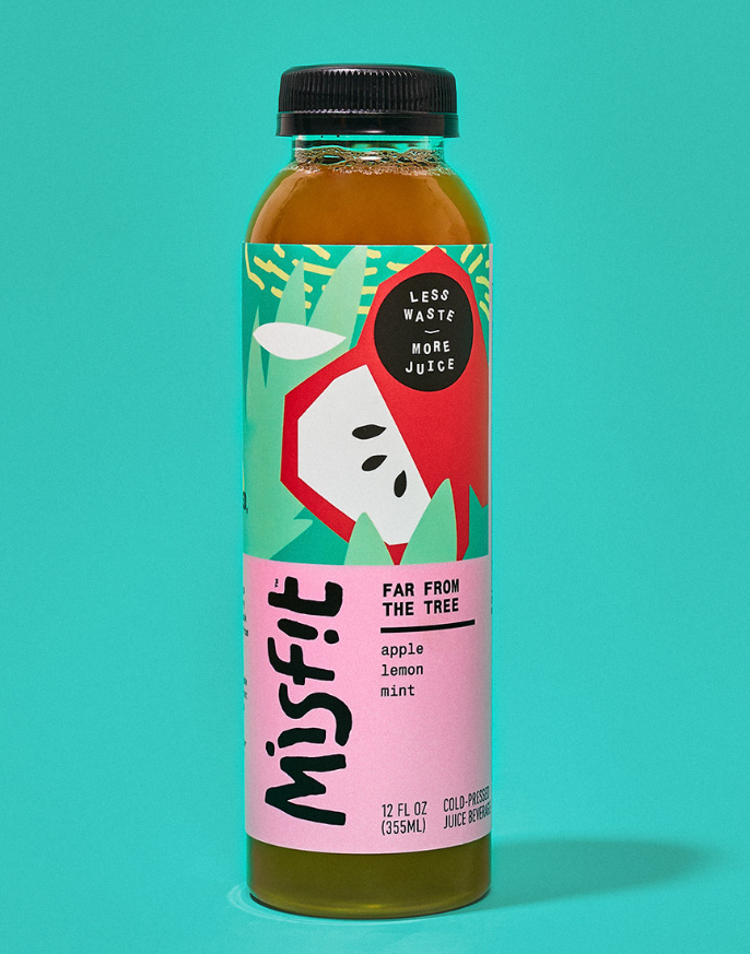misfit 混合蔬菜水果果汁包裝設(shè)計(jì),色彩明亮的自由涂鴉藝術(shù)氣質(zhì) misfit 混合蔬菜水果果汁包裝設(shè)計(jì),色彩明亮的自由涂鴉藝術(shù)氣質(zhì)
