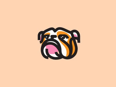 斗牛犬logo設(shè)計