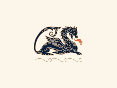 傳統(tǒng)的龍logo設(shè)計(jì)