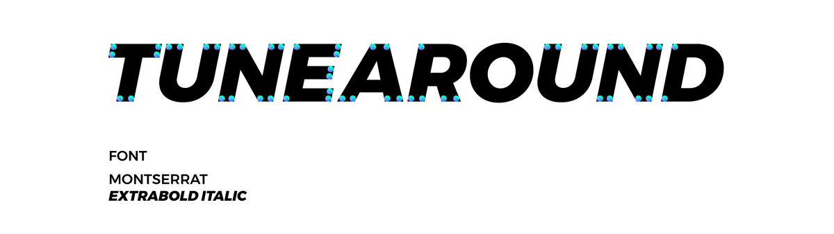 Tunearound 音樂(lè)APP品牌logo字體設(shè)計(jì)