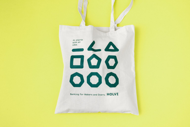 銀行品牌Holvi視覺形象VI設(shè)計(jì),被圓角軟化的多邊形創(chuàng)意 銀行品牌Holvi視覺形象VI設(shè)計(jì),被圓角軟化的多邊形創(chuàng)意