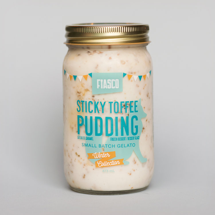 動物圖案風 Fiasco 意式冰淇淋甜食冬季版包裝設計-北極狐。