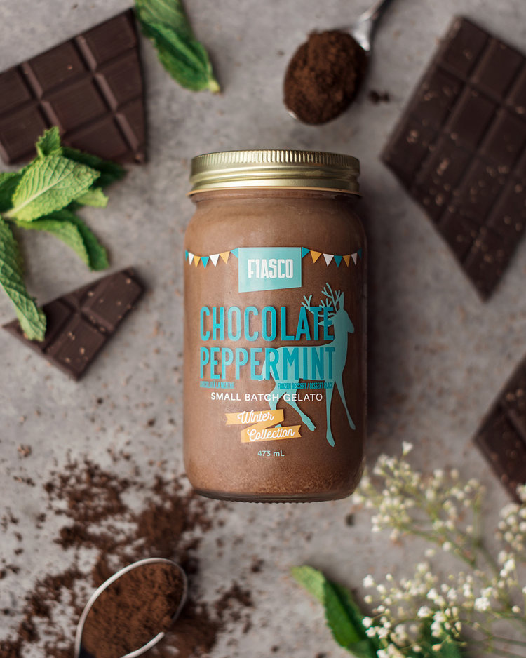 動物圖案風 Fiasco 意式冰淇淋甜食冬季版包裝設計