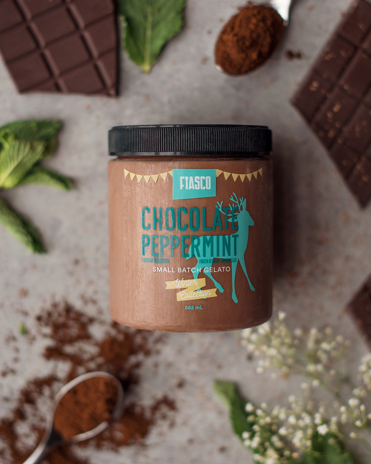 動物圖案風 Fiasco 意式冰淇淋甜食冬季版包裝設計