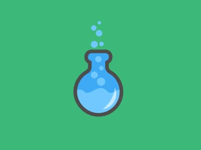 藍色藥水科研標志logo設(shè)計