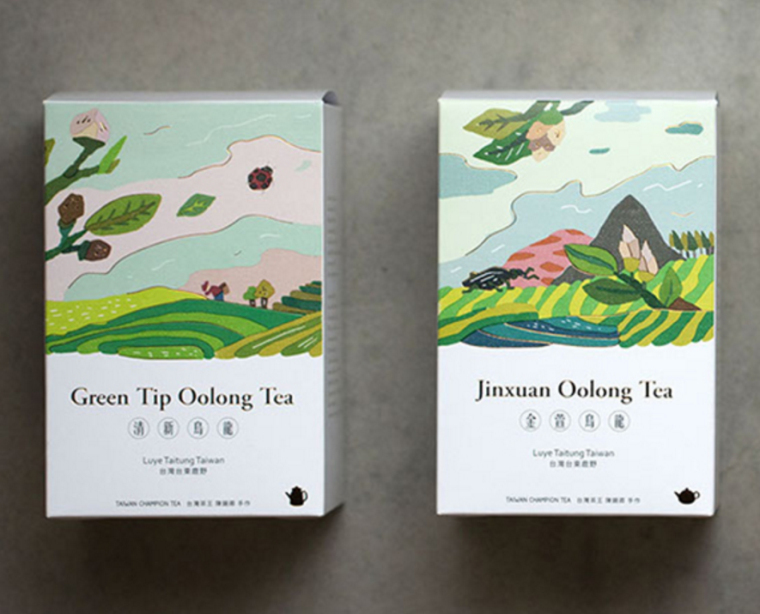 臺灣芳香茶茶葉包裝設(shè)計”臺灣自然風(fēng)光插畫篇“ 臺灣芳香茶茶葉包裝設(shè)計”臺灣自然風(fēng)光插畫篇“