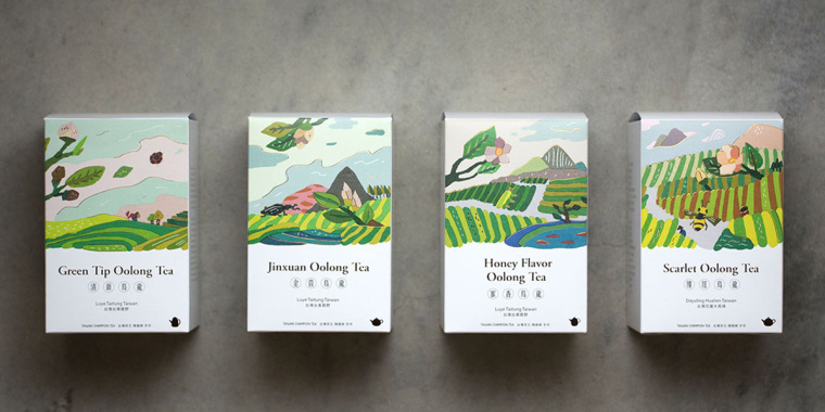 臺灣芳香茶茶葉包裝設(shè)計”臺灣自然風(fēng)光插畫篇“ 臺灣芳香茶茶葉包裝設(shè)計”臺灣自然風(fēng)光插畫篇“