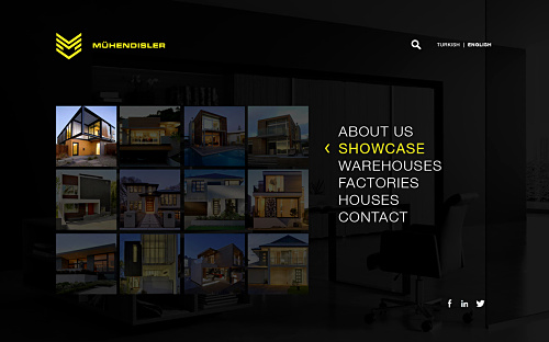 Mhendisler建筑公司幾何線條風格企業(yè)VI設計