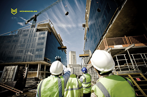 Mhendisler建筑公司幾何線條風格企業(yè)VI設計