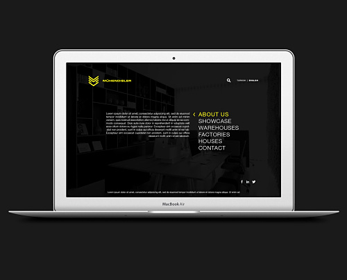 Mhendisler建筑公司幾何線條風格企業(yè)VI設計