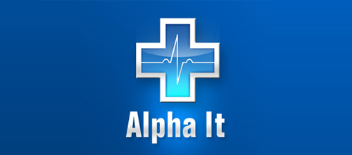 ALPHA-IT醫(yī)療軟件logo設(shè)計 ALPHA-IT醫(yī)療軟件logo設(shè)計