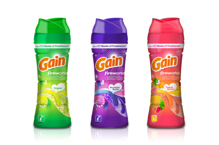 Gain洗衣液包裝設(shè)計(jì)-上海包裝設(shè)計(jì)公司