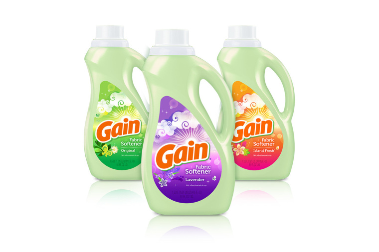 Gain洗衣液包裝設(shè)計(jì)-上海包裝設(shè)計(jì)公司