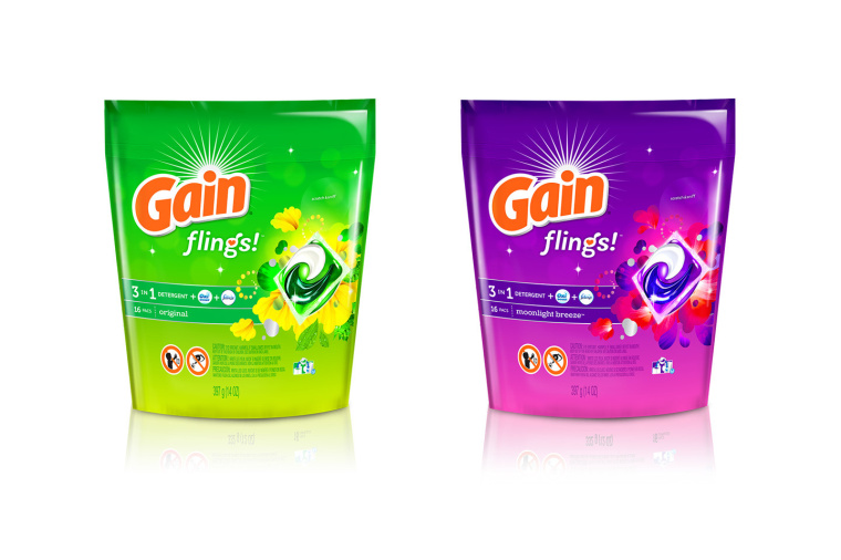 Gain洗衣液包裝設(shè)計(jì)-上海包裝設(shè)計(jì)公司