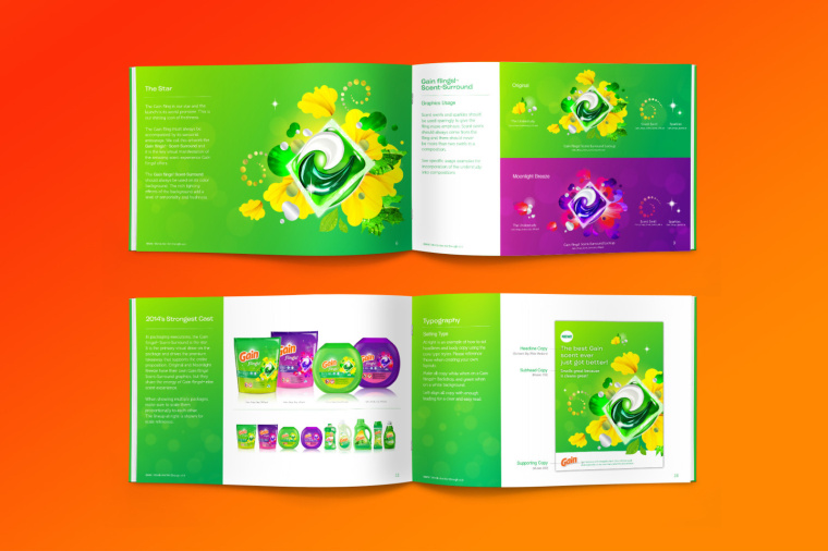 Gain洗衣液宣傳畫冊(cè)設(shè)計(jì)-上海畫冊(cè)設(shè)計(jì)公司